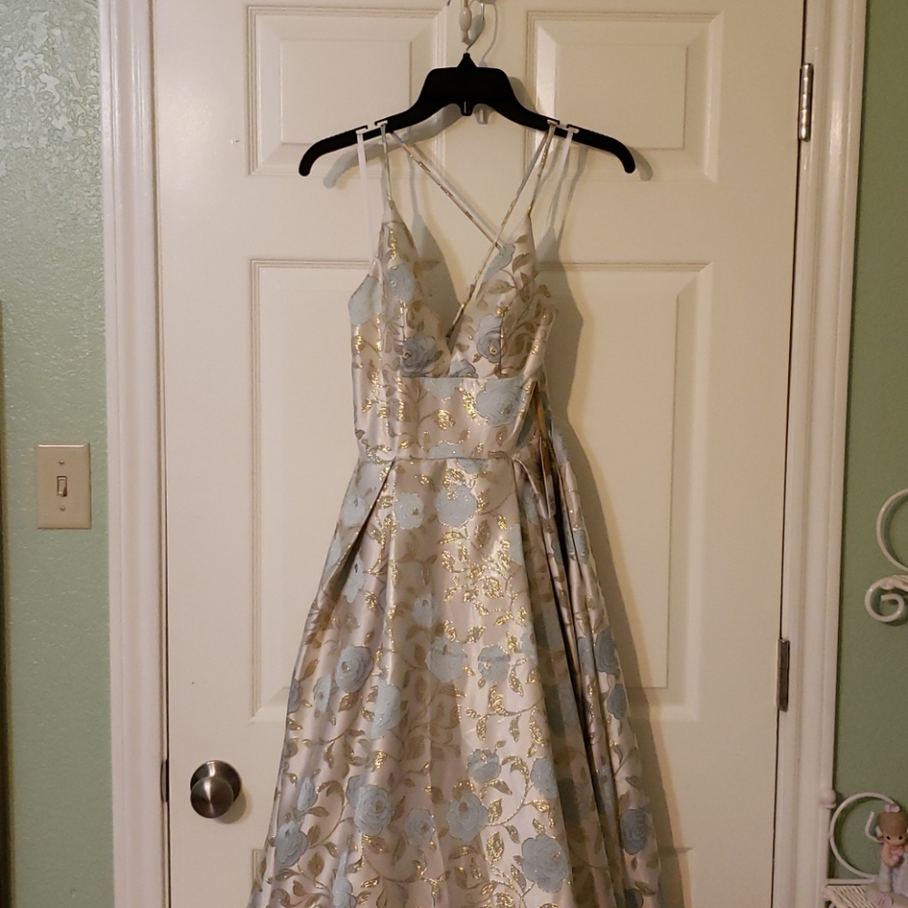 Floor length prom dress